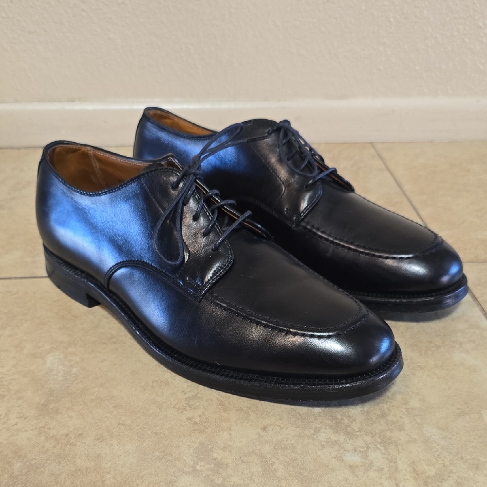 Brooks Brothers Alden Indy Black Leather Oxfords … - image 1